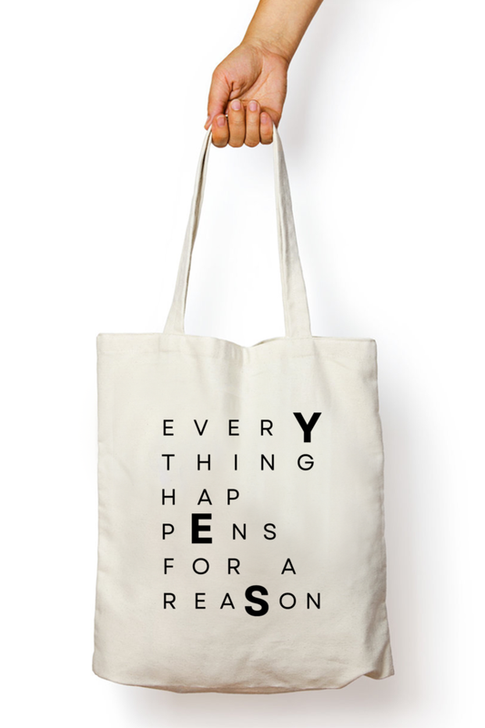 Reason - Canvas Tote bag with Zipper