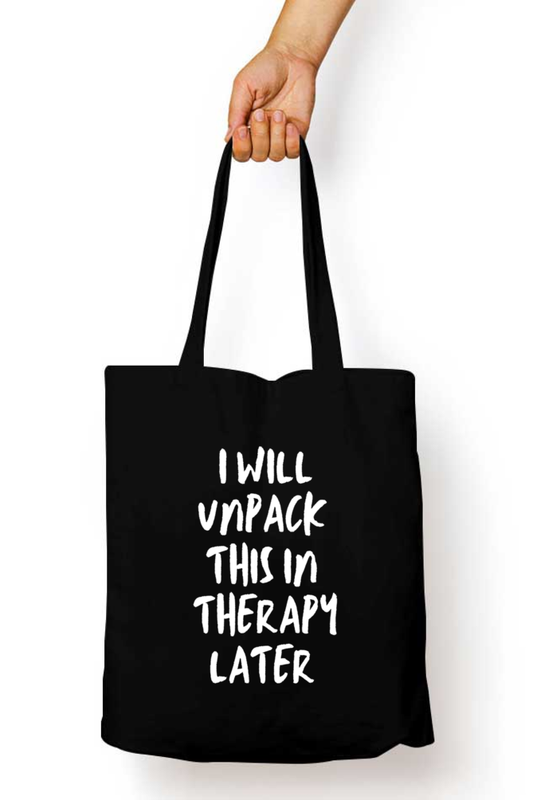 Unresolved Issues - Canvas Tote Bag with Zipper