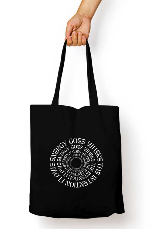 Intention - Canvas Tote Bag with Zipper