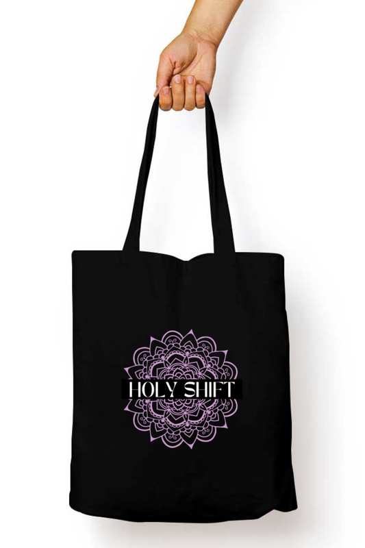 Holy Shift - Canvas Tote Bag with Zipper